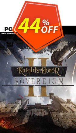 44% OFF Knights of Honor II – Sovereign PC Coupon code