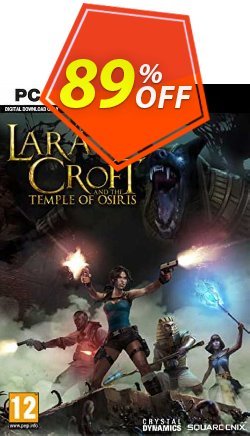 89% OFF Lara Croft and the Temple of Osiris PC Coupon code