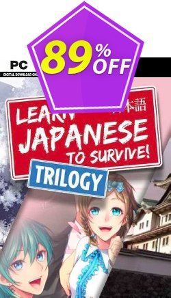 89% OFF Learn Japanese to Survive! Trilogy Bundle PC - EN  Coupon code
