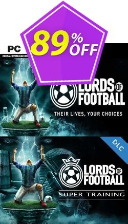 89% OFF Lords of Football PC + Super Training DLC Discount