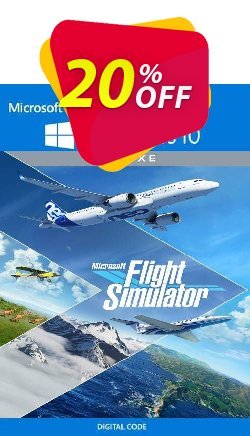 20% OFF Microsoft Flight Simulator: Deluxe Edition - Windows 10 PC - UK  Coupon code