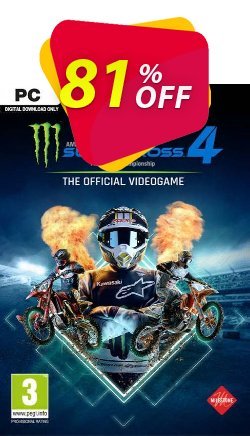 81% OFF Monster Energy Supercross: The Official Videogame 4 PC Discount