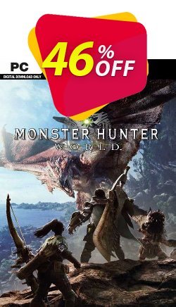 46% OFF Monster Hunter World PC - EU  Discount