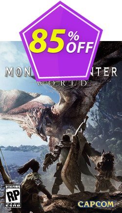 85% OFF Monster Hunter World PC Coupon code