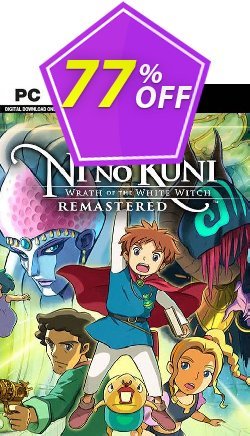 77% OFF Ni no Kuni Wrath of the White Witch Remastered PC - EU  Discount