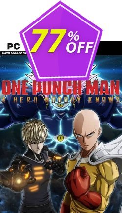 77% OFF One Punch Man A Hero Nobody Knows PC - EU  Discount