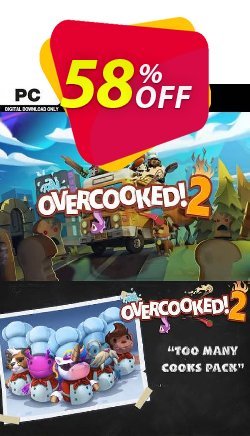 58% OFF Overcooked! 2 + Too Many Cooks Pack PC Discount