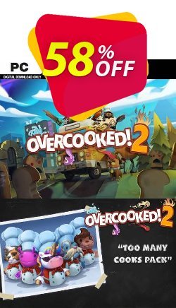 Overcooked! 2 + Too Many Cooks Pack PC Coupon discount Overcooked! 2 + Too Many Cooks Pack PC Deal 2024 CDkeys - Overcooked! 2 + Too Many Cooks Pack PC Exclusive Sale offer 