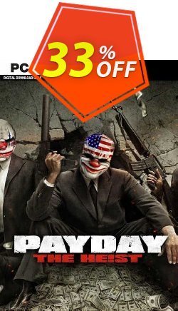 33% OFF Payday The Heist PC Discount