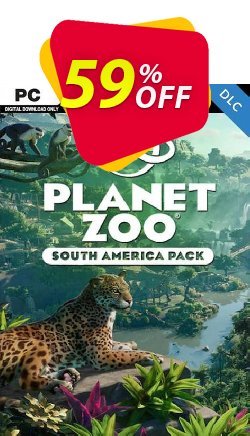 59% OFF Planet Zoo: South America Pack  PC - DLC Discount
