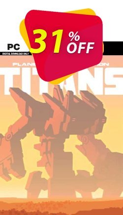 31% OFF Planetary Annihilation: TITANS PC Discount