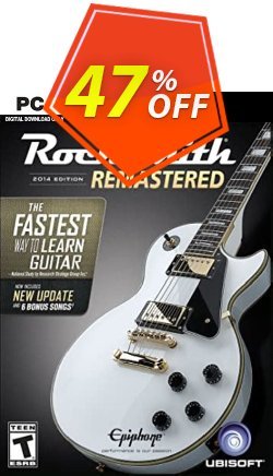 47% OFF Rocksmith 2014 Edition - Remastered PC Discount