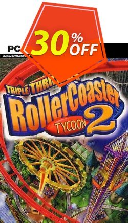 30% OFF RollerCoaster Tycoon 2: Triple Thrill Pack PC Discount