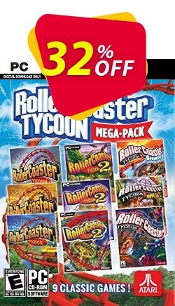 32% OFF RollerCoaster Tycoon Mega Pack PC - EU  Discount