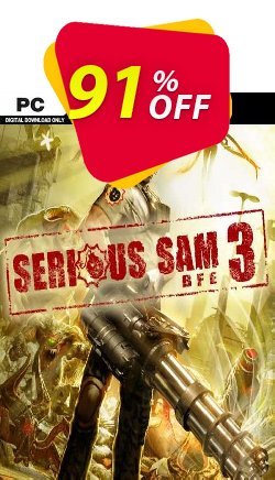 91% OFF Serious Sam 3: BFE PC Discount