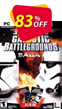 Star Wars Galactic Battlegrounds Saga PC Coupon discount Star Wars Galactic Battlegrounds Saga PC Deal 2021 CDkeys - Star Wars Galactic Battlegrounds Saga PC Exclusive Sale offer for iVoicesoft