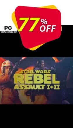 Star Wars : Rebel Assault I + II PC Coupon discount Star Wars : Rebel Assault I + II PC Deal 2024 CDkeys - Star Wars : Rebel Assault I + II PC Exclusive Sale offer 