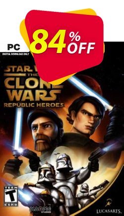 84% OFF Star Wars The Clone Wars Republic Heroes PC Discount