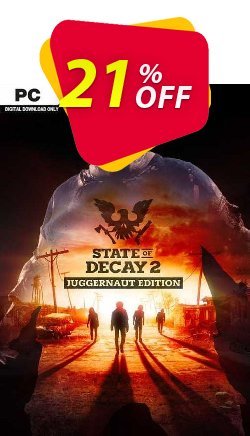 State of Decay 2: Juggernaut Edition PC - EU  Coupon discount State of Decay 2: Juggernaut Edition PC (EU) Deal 2024 CDkeys - State of Decay 2: Juggernaut Edition PC (EU) Exclusive Sale offer 