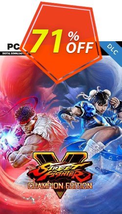 71% OFF Street Fighter V 5 PC - Champion Edition Upgrade Kit DLC - WW  Discount