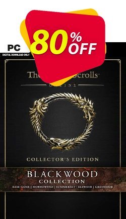 80% OFF The Elder Scrolls Online: Blackwood Collector&#039;s Edition PC Discount