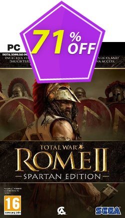 Total War Rome II - Spartan Edition PC - EU  Coupon discount Total War Rome II - Spartan Edition PC (EU) Deal 2024 CDkeys - Total War Rome II - Spartan Edition PC (EU) Exclusive Sale offer 