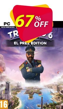 Tropico 6 El Prez Edition PC Coupon discount Tropico 6 El Prez Edition PC Deal 2024 CDkeys - Tropico 6 El Prez Edition PC Exclusive Sale offer 