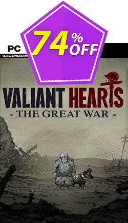 74% OFF Valiant Hearts: The Great War PC Discount