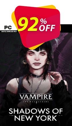 Vampire: The Masquerade - Shadows of New York PC Coupon discount Vampire: The Masquerade - Shadows of New York PC Deal 2024 CDkeys - Vampire: The Masquerade - Shadows of New York PC Exclusive Sale offer 