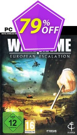 79% OFF Wargame: European Escalation PC Discount