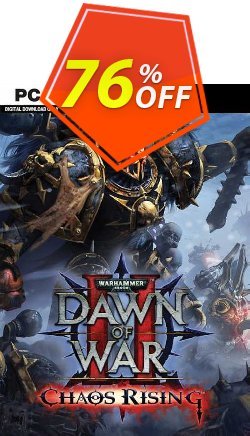 Warhammer 40,000 Dawn of War II Chaos Rising PC - EU  Coupon discount Warhammer 40,000 Dawn of War II Chaos Rising PC (EU) Deal 2024 CDkeys - Warhammer 40,000 Dawn of War II Chaos Rising PC (EU) Exclusive Sale offer 