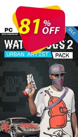 81% OFF Watch Dogs 2 - Urban Artist Pack PC - DLC Discount