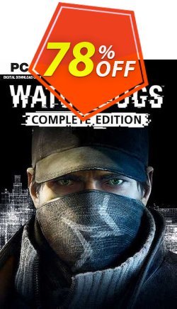 Watch Dogs - Complete Edition PC - EU  Coupon discount Watch Dogs - Complete Edition PC (EU) Deal 2024 CDkeys - Watch Dogs - Complete Edition PC (EU) Exclusive Sale offer 