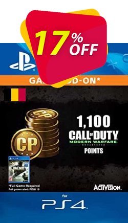 17% OFF Call of Duty Modern Warfare - 1100 Points PS4 - Belgium  Discount