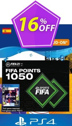 FIFA 21 Ultimate Team 1050 Points Pack PS4/PS5 (Spain) Deal 2024 CDkeys