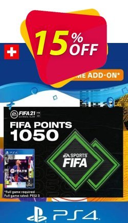 FIFA 21 Ultimate Team 1050 Points Pack PS4/PS5 (Switzerland) Deal 2024 CDkeys