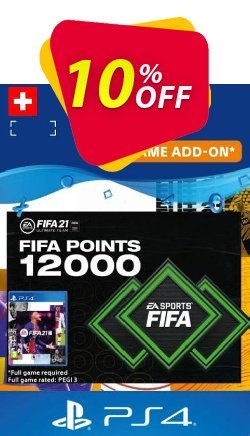 FIFA 21 Ultimate Team 12000 Points Pack PS4/PS5 (Switzerland) Deal 2024 CDkeys