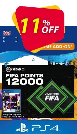 FIFA 21 Ultimate Team 12000 Points Pack PS4/PS5 (UK) Deal 2024 CDkeys