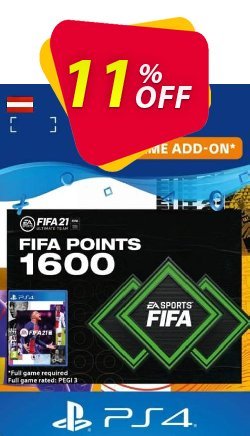 FIFA 21 Ultimate Team 1600 Points Pack PS4/PS5 (Austria) Deal 2024 CDkeys