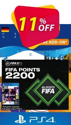FIFA 21 Ultimate Team 2200 Points Pack PS4/PS5 (Germany) Deal 2024 CDkeys