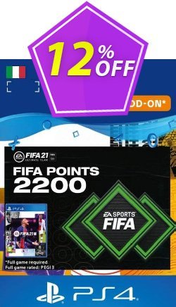 FIFA 21 Ultimate Team 2200 Points Pack PS4/PS5 (Italy) Deal 2024 CDkeys