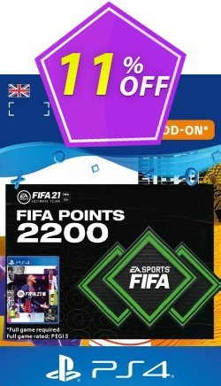 FIFA 21 Ultimate Team 2200 Points Pack PS4/PS5 (UK) Deal 2024 CDkeys