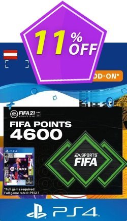 FIFA 21 Ultimate Team 4600 Points Pack PS4/PS5 (Austria) Deal 2024 CDkeys