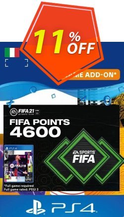 FIFA 21 Ultimate Team 4600 Points Pack PS4/PS5 (Italy) Deal 2024 CDkeys