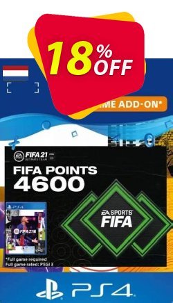 18% OFF FIFA 21 Ultimate Team 4600 Points Pack PS4/PS5 - Netherlands  Discount