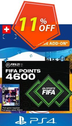 FIFA 21 Ultimate Team 4600 Points Pack PS4/PS5 (Switzerland) Deal 2024 CDkeys