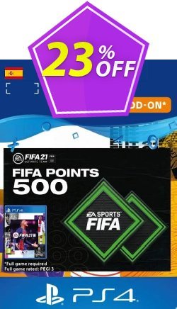 23% OFF FIFA 21 Ultimate Team 500 Points Pack PS4/PS5 - Spain  Discount