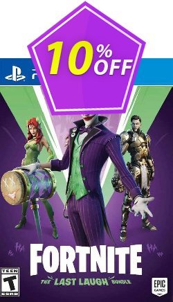 10% OFF Fortnite: The Last Laugh Bundle PS4 - EU  Discount