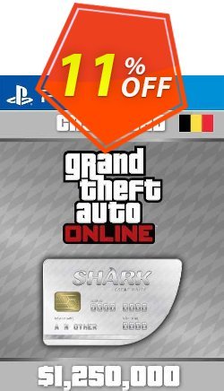 Grand Theft Auto Online Great White Shark Cash Card PS4 (Belgium) Deal 2024 CDkeys