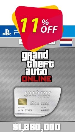 11% OFF Grand Theft Auto Online Great White Shark Cash Card PS4 - Netherlands  Discount